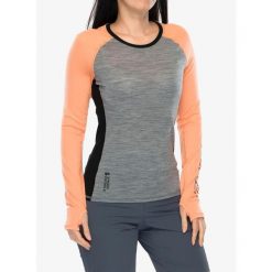 Bluza termoaktywna damska Mons Royale Bella LS. Szare bluzy Mons Royale, m, bez wzorów, bez kaptura. Za 340.99 zł.