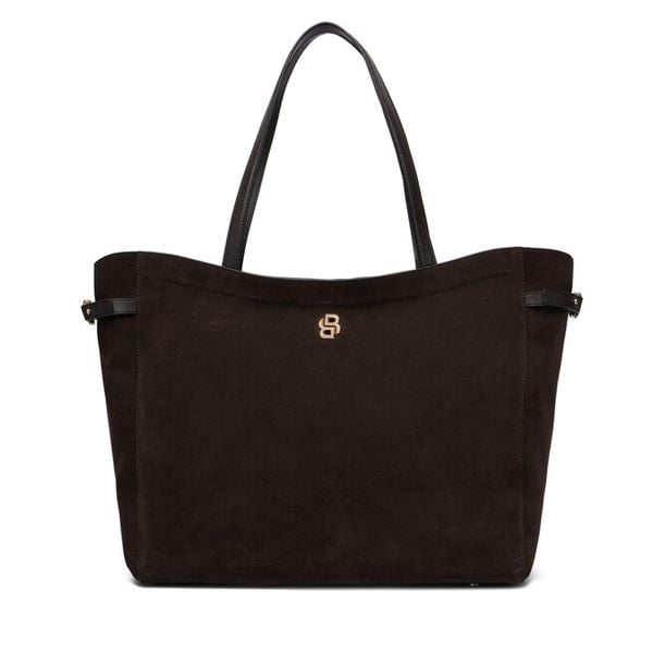 Torebka BOSS. Brązowe shopper Boss, bez wzorów, bez dodatków. Za 1,597.99 zł.