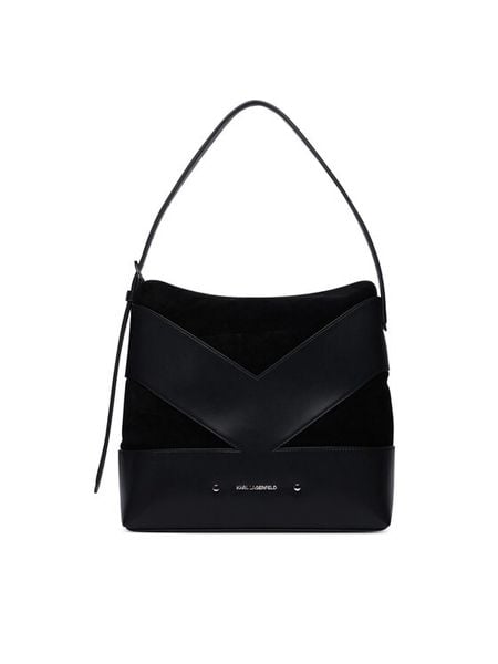 KARL LAGERFELD Torebka B4W30125 Czarny. Czarne torebki klasyczne KARL LAGERFELD, bez wzorów, ze skóry, bez dodatków. Za 1,299.00 zł.