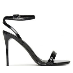 Sandały Call It Spring. Czarne sandały Call it Spring, bez wzorów, bez obcasa, na szpilce, bez zapięcia. Za 219.99 zł.
