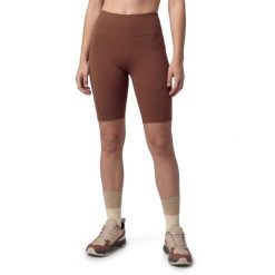 Damskie krótkie legginsy kolarki do biegania w terenie Trekking Siroko West-W B. Brązowe legginsy SIROKO, m, bez wzorów, z materiału, z podwyższonym stanem, krótkie. Za 126.00 zł.