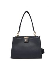 Tommy Hilfiger Torebka Th Her Med Satchel Corp AW0AW17830 Granatowy. Niebieskie torebki klasyczne TOMMY HILFIGER, bez wzorów, ze skóry, bez dodatków. Za 699.99 zł.