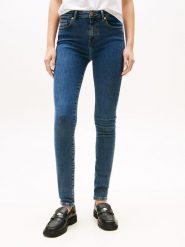TOMMY JEANS Dżinsy - Skinny fit - w kolorze niebieskim rozmiar: W32/L32. Niebieskie jeansy Tommy Jeans, l, z aplikacjami. Za 271.03 zł.
