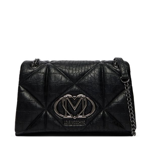 Torebka LOVE MOSCHINO. Czarne listonoszki Love Moschino, bez wzorów, bez dodatków. Za 878.99 zł.