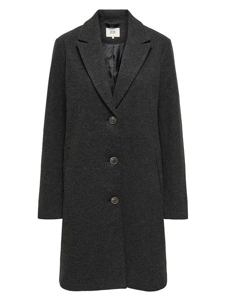 JDY Płaszcz przejściowy "Echo" w kolorze czarnym rozmiar: XS. Czarne płaszcze JDY, xs, bez wzorów, bez kaptura. Za 138.87 zł.