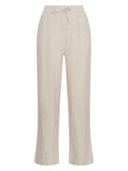 MOSS COPENHAGEN Spodnie w kolorze beżowym rozmiar: XS. Brązowe spodnie materiałowe Moss Copenhagen, xs, bez wzorów, z materiału. Za 123.25 zł.