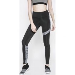 Reebok - Legginsy. Czarne legginsy Reebok, l, bez wzorów, z dzianiny, z podwyższonym stanem. W wyprzedaży za 119.90 zł.