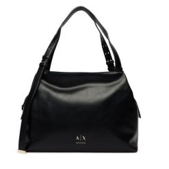 Torebka Armani Exchange. Czarne torebki klasyczne Armani Exchange, bez wzorów, bez dodatków. Za 729.99 zł.