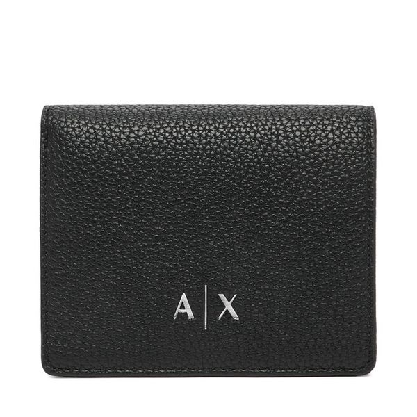 Portfel Armani Exchange. Czarne portfele Armani Exchange, bez wzorów. Za 269.99 zł.