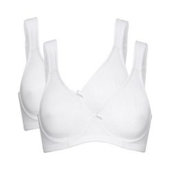 Cellbes Biustonosz z fiszbinami 2 Pack biały female biały 75B. Białe bielizna sportowa Cellbes, bez wzorów. Za 139.00 zł.