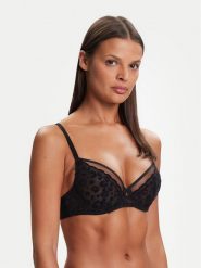 Chantelle Biustonosz z fiszbiną Pulp Girls C22XM0 Czarny. Czarne biustonosze Chantelle, bez wzorów, z syntetyku. Za 299.99 zł.