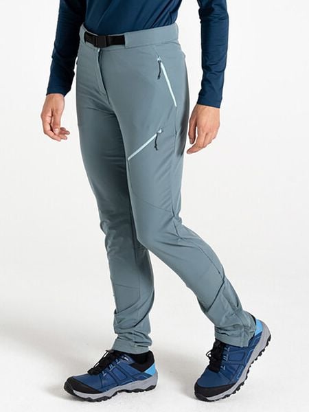 Dare 2b Spodnie funkcyjne "Melodic Pro II" w kolorze niebiesko-szarym rozmiar: 38. Niebieskie spodnie dresowe Dare 2b, bez wzorów, z materiału. Za 188.40 zł.