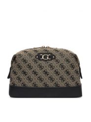 Guess Kosmetyczka PW7584 P6461 Beżowy. Brązowe kufry i kosmetyczki Guess, z aplikacjami, z materiału, bez dodatków. Za 264.99 zł.