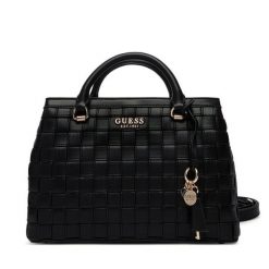 Torebka Guess. Czarne torebki klasyczne Guess, z aplikacjami, bez dodatków. Za 799.99 zł.