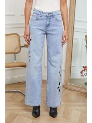 Joséfine Dżinsy "Dalia" w kolorze błękitnym rozmiar: 38. Niebieskie jeansy Joséfine, bez wzorów. Za 144.24 zł.