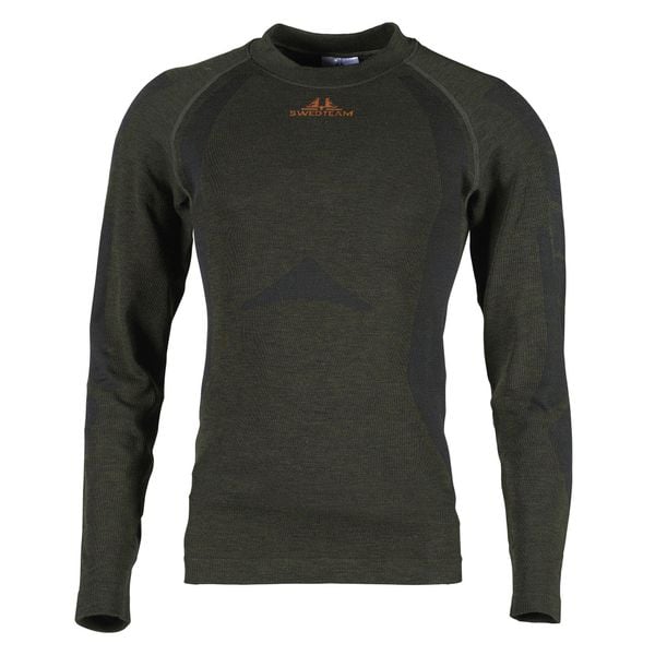 Bluza Swedteam Titan Merino. Zielone bluzy sportowe SWEDTEAM, l, bez wzorów, z wełny, bez kaptura. Za 355.00 zł.