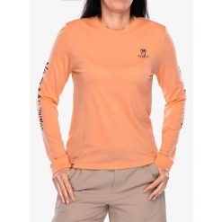 Bluza termoaktywna damska Mons Royale Icon Relaxed LS. Brązowe bluzy Mons Royale, m, bez wzorów, bez kaptura. Za 293.99 zł.