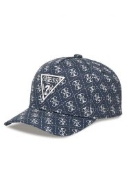 Guess Czapka z daszkiem H5YZ03 WO08O Granatowy. Niebieskie czapki Guess, z aplikacjami, z bawełny. Za 139.99 zł.