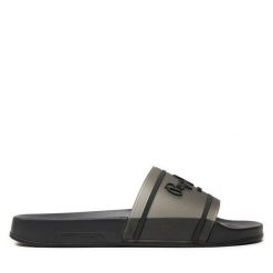 Klapki Pepe Jeans. Czarne klapki Pepe Jeans, bez wzorów, z jeansu, bez obcasa. Za 129.99 zł.