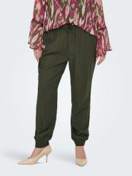 ONLY Carmakoma Spodnie dresowe w kolorze khaki rozmiar: 50/L32. Brązowe spodnie dresowe Only Carmakoma, l, bez wzorów, z dresówki. Za 101.23 zł.