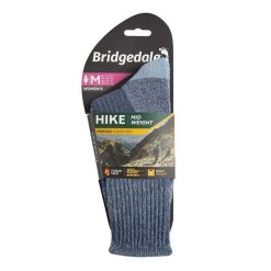 Skarpety do trekkingu damskie Bridgedale HIKE MW COM BO ORI LD. Niebieskie skarpety Bridgedale, bez wzorów. Za 87.99 zł.