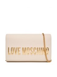 LOVE MOSCHINO Torebka JC4103PP1NKD0110 Beżowy. Brązowe torebki klasyczne Love Moschino, bez wzorów, ze skóry, bez dodatków. Za 729.99 zł.