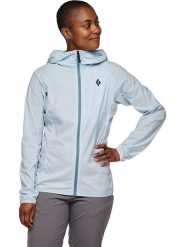 Black Diamond Kurtka softshellowa "Alpine Start" w kolorze błękitnym rozmiar: S. Niebieskie kurtki sportowe Black Diamond, s, bez wzorów, z materiału, bez kaptura, outdoorowe. Za 401.59 zł.