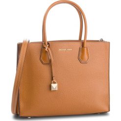 Torebka MICHAEL MICHAEL KORS - Mercer 30F8GM9T3T Acorn. Brązowe torby na ramię MICHAEL Michael Kors, bez wzorów, ze skóry, na ramię, bez dodatków. W wyprzedaży za 869.00 zł.
