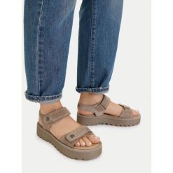 Sandały G-Star. Brązowe sandały G-Star, bez wzorów, retro, bez obcasa, na płaskiej podeszwie, bez zapięcia. Za 173.99 zł.