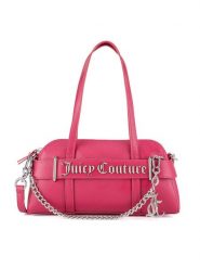 Juicy Couture Torebka BIJXT3263WVP Różowy. Czerwone torebki klasyczne Juicy Couture, bez wzorów, z tworzywa sztucznego, bez dodatków. Za 299.99 zł.
