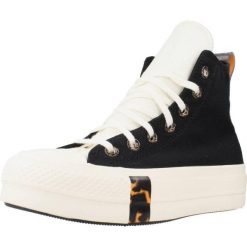 Buty CONVERSE CHUCK TAYLOR ALL STAR LIFT PLATFORM TORTOISE Czarny. Brązowe trampki Converse, bez wzorów, z tkaniny, bez zapięcia. Za 267.99 zł.