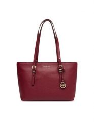MICHAEL Michael Kors Torebka Quinn 30T5GQNT2L Bordowy. Czerwone torebki klasyczne MICHAEL Michael Kors, bez wzorów, ze skóry, bez dodatków. Za 999.99 zł.