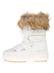 Moon Boot Botki zimowe "LTrack Monaco" w kolorze białym rozmiar: 36. Białe botki Moon Boot, na zimę, bez wzorów, bez obcasa, bez zapięcia. Za 395.31 zł.