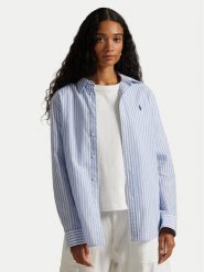 Polo Ralph Lauren Koszula 211971514503 Błękitny Classic Fit. Niebieskie koszule Polo Ralph Lauren, xl, bez wzorów, z bawełny, bez kołnierzyka, bez ramiączek. Za 819.99 zł.