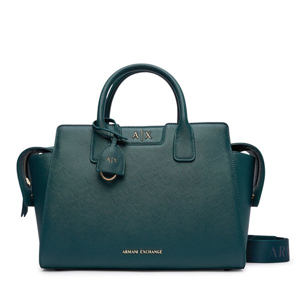 Torebka Armani Exchange. Zielone torebki klasyczne Armani Exchange, bez wzorów, bez dodatków. Za 704.99 zł.