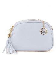 Mia Tomazzi Skórzana torebka "Gradisca" w kolorze błękitnym - 22,5 x 17 x 6 cm rozmiar: onesize. Niebieskie torby na ramię Mia Tomazzi, bez wzorów, z materiału, na ramię, bez dodatków. Za 195.99 zł.