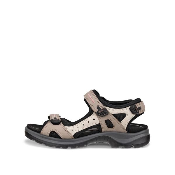 Damskie sandały turystyczne Ecco Offroad. Brązowe sandały ecco, bez wzorów, z gumy, bez obcasa, bez zapięcia. Za 440.99 zł.