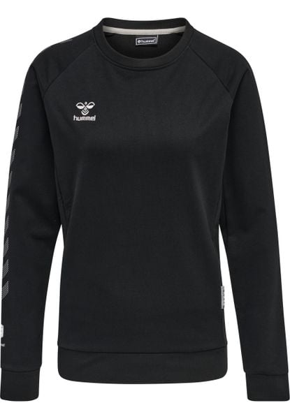 Damska bluza bawełniana Hummel Move Grid. Czarne bluzy Hummel, s, bez wzorów, z bawełny, bez kaptura. Za 223.00 zł.