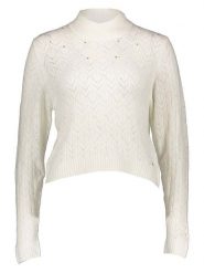Pepe Jeans Sweter w kolorze białym rozmiar: L. Białe swetry Pepe Jeans, l, bez wzorów, z jeansu, bez ramiączek. Za 132.05 zł.