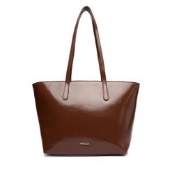 Torebka MEXX. Brązowe shopper Mexx, bez wzorów, bez dodatków. Za 179.99 zł.