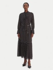 MICHAEL Michael Kors Sukienka koszulowa MR68394K9J Czarny A-Line Fit. Czarne sukienki MICHAEL Michael Kors, s, bez wzorów, z syntetyku, bez kołnierzyka, bez ramiączek, koszulowe. Za 1,209.00 zł.