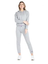 Bluza z bawełna z kaptur na co dzień na siłownię. Szare bluzy LEONE 1947 APPAREL, xl, bez wzorów, z bawełny, bez kaptura. Za 252.56 zł.