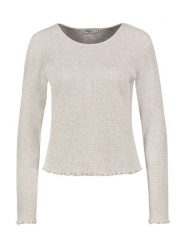 Sublevel Koszulka w kolorze jasnoszarym rozmiar: XL. Szare bluzki Sublevel, xl, bez wzorów, ze splotem, bez kołnierzyka, bez ramiączek. Za 52.42 zł.