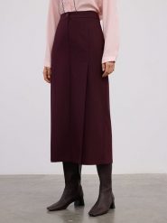 BGN Spódnica w kolorze bordowym rozmiar: 40. Czerwone spódnice BGN, na co dzień, bez wzorów, midi, proste. Za 147.91 zł.