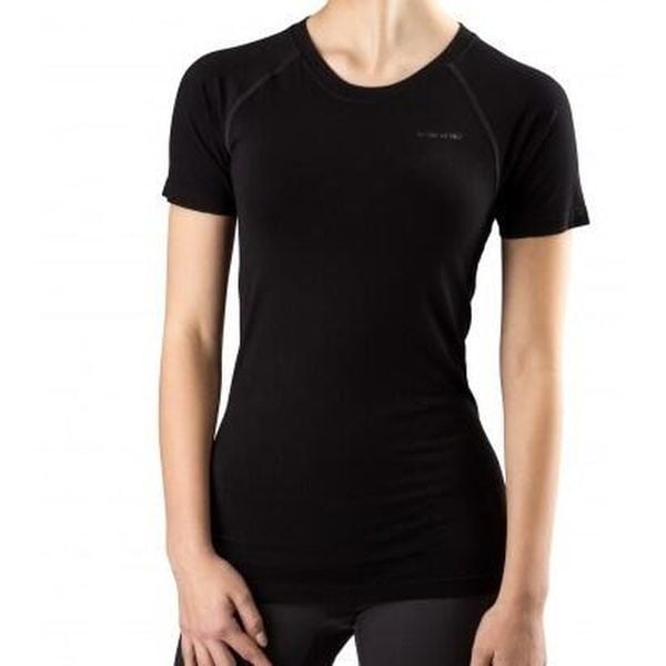 Koszulka damska trekkingowa Viking Bamboo Lockness. Czarne bluzki Viking, s, bez wzorów, sportowe, bez kołnierzyka, bez ramiączek. Za 84.77 zł.