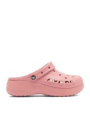 Crocs Klapki BAYA PLATFORM CLOG 208186-682 Różowy. Czerwone klapki Crocs, bez wzorów, z syntetyku, bez obcasa. Za 179.99 zł.