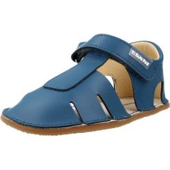 Sandały TITANITOS L560 ALBERTIC Niebieski. Niebieskie sandały TITANITOS, bez wzorów, ze skóry, sportowe, bez obcasa, bez zapięcia. Za 174.99 zł.