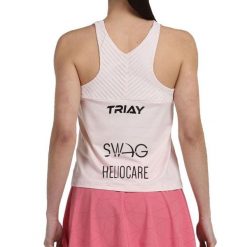 T-shirt Bullpadel Edrar Gemma Triay. Czerwone t-shirty bullpadel, bez wzorów, bez kołnierzyka, bez ramiączek. W wyprzedaży za 202.60 zł.