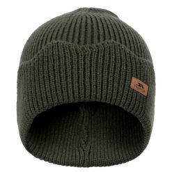 Damska Czapka Longo Beanie. Szare czapki Trespass, z aplikacjami, z dzianiny. Za 90.99 zł.