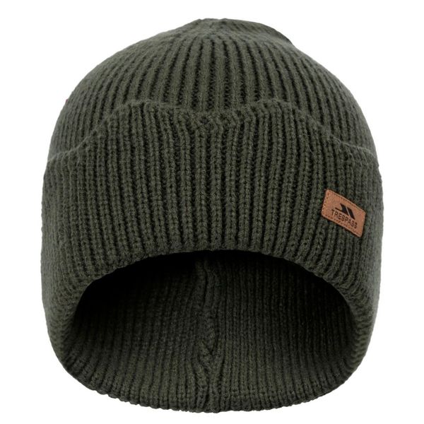 Damska Czapka Longo Beanie. Szare czapki Trespass, z aplikacjami, z dzianiny. Za 90.99 zł.